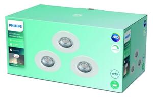 Philips - SADA 3x LED Stmívatelné koupelnové svítidlo LED/5W/230V 2700K IP65