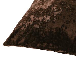 Biante Sametový povlak na polštář Diana DI-004 Tmavě hnědý 45 x 45 cm