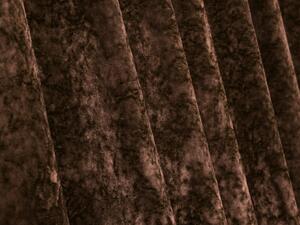 Biante Dekorační sametový závěs Diana DI-004 Tmavě hnědý 145x140 cm