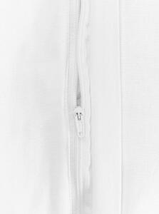 Bílý bavlněný dekorativní povlak na polštář Westwing Collection Rowen, 50 x 50 cm
