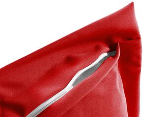 Biante Dekorační povlak na polštář s lemem Rongo RG-025 Červený 30 x 50 cm