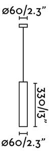 FARO 43755 - Lustr na lanku STAN 1xGU10/8W/230V