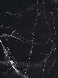 Černé povlečení na jednolůžko z bavlněného perkálu Westwing Collection Malin, 155 x 220 cm