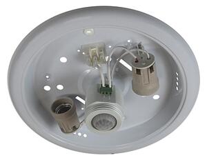 Stropní svítidlo se senzorem PLAFON 2xE27/80W/230V
