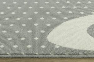 Balta Dětský kusový koberec KIDS 533926/89944 zajíček šedý Rozměr: 100x150 cm