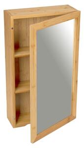 Koupelnová skříňka z bambusového dřeva se zrcadlem Wenko Bambusa