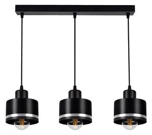 Lustr na lanku BODO SILVER 3xE27/60W/230V
