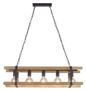 Leuchten Direkt 15685-79 - Lustr na řetězu EDITH 5xE27/60W/230V