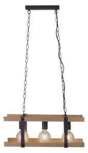 Leuchten Direkt 15683-79 - Lustr na řetězu EDITH 3xE27/60W/230V