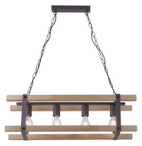 Leuchten Direkt 15684-79 - Lustr na řetězu EDITH 4xE27/60W/230V