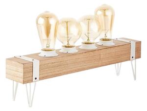 Brilliant - Stolní lampa WHITEWOOD 4xE27/60W/230V