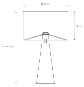 Lucide 10501/81/30 - Stolní lampa VELVET 1xE27/40W/230V