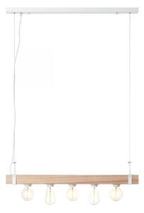 Brilliant - Lustr na lanku WHITEWOOD 5xE27/30W/230V
