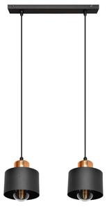 Lustr na lanku EDISON 2xE27/15W/230V