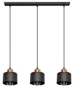 Lustr na lanku EDISON 3xE27/15W/230V