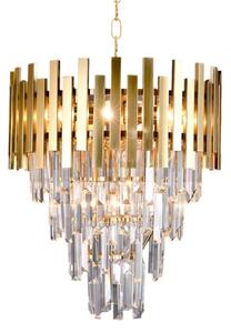 Lustr na řetězu ASPEN GOLD 9xE14/40W/230V