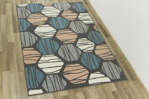 Kusový koberec LUNA 504066/95811 šedý Rozměr: 120x170 cm