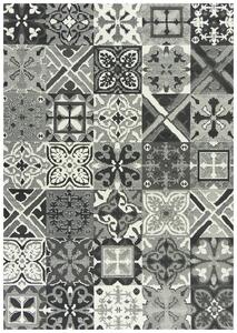 Kusový koberec LUNA 503754/89922 šedý patchwork Rozměr: 200x300 cm
