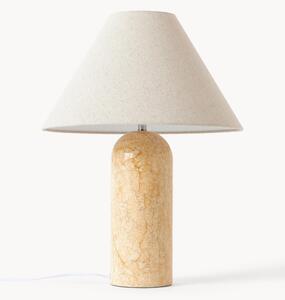 Velká stolní lampa s mramorovou podstavou Gia