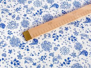 Biante Dekorační prostírání na stůl Leona LN-082 Modrý lidový vzor 30x40 cm