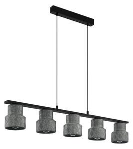 Eglo 39855 - Lustr na lanku HILCOTT 5xE27/40W/230V
