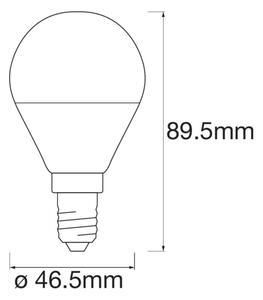 SADA 3x LED RGBW Stmívatelná žárovka SMART+ E14/5W/230V 2700K-6500K - Ledvance