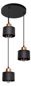 Lustr na lanku EDISON 3xE27/15W/230V