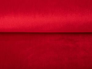 Dekorační látka Samet Velvet SV-001 Červená - šířka 150 cm