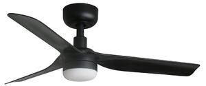 FARO Stropní ventilátor se stmívatelným světlem MINI PUNT S LED, 6 rychlostí, 10W Barva: Černá