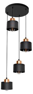 Lustr na lanku EDISON 4xE27/15W/230V