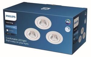 Philips - SADA 3x LED Stmívatelné podhledové svítidlo DIVE LED/5,5W/230V 2700K