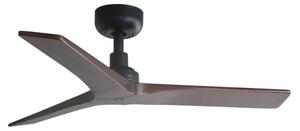 KLIM S stropní ventilátor, černá/ořech - FARO