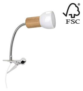 Spot-Light 2224174WF - Lampa s klipem SVENDA 1xE27/60W/230V