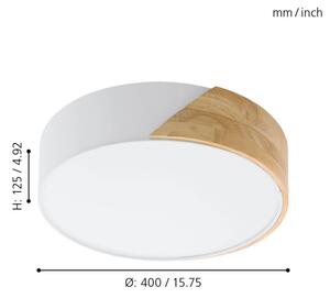 Eglo 99458 - Stropní svítidlo GRIMALDINO 2xE27/28W/230V