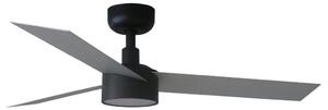 CRUISER S LED stropní ventilátor, černá s DC motorem - FARO