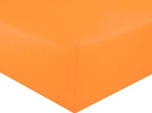 Prostěradlo jersey oranžová TiaHome - 180x200cm