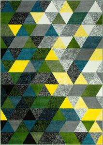 Makro Abra Kusový koberec Rainbow 11151/190 trojúhelníky Rozměr: 240x340 cm