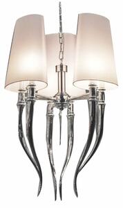 Azzardo AZ0028 - Lustr na řetězu DIABLO 6xE14/11W/230V bílá