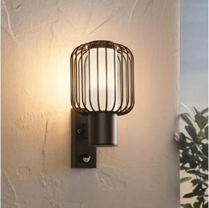 Eglo 98722 - Venkovní nástěnné svítidlo se senzorem RAVELLO 1xE27/28W/230V IP44