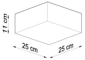 Sollux SL.0143 - Nástěnné svítidlo HORUS 1xE27/60W/230V šedá