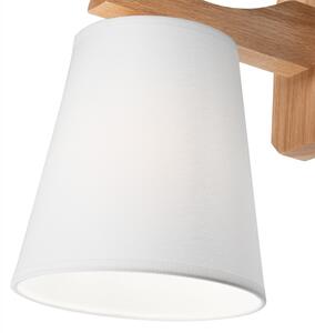 Nástěnné svítidlo ANDREA 1xE27/60W/230V dub/bílá
