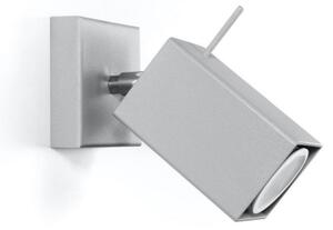 Sollux SL.0455 - Nástěnné bodové svítidlo MERIDA 1xGU10/40W/230V šedá
