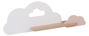 LED Dětské nástěnné svítidlo s poličkou CLOUD LED/5W/230V bílá/růžová