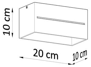 Sollux SL.0383 - Stropní svítidlo LOBO 2xG9/40W/230V bílá
