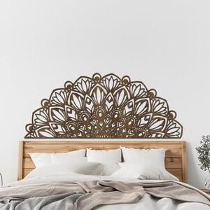 Dřevo života | Dřevěná mandala k posteli ŽIVOST | Rozměry (cm): 90x38 | Barva: Ořech