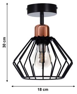 Přisazený lustr PORTO 1xE27/40W/230V