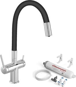 Sada baterie pro vodní filtr Ferro Filtrata BFT41B, poddřezové filtry se sadou vložek Ferro Filtrata FFT4-ACAG-SET