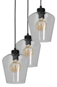 Lustr na lanku SANTIAGO 3xE27/60W/230V čirá