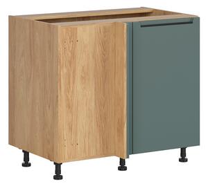 BRW Kuchyně Family Line Iris DNW-110/82/65-L/B, boho green matt