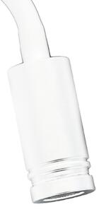 LED Flexibilní nástěnná lampička s USB BASE LED/8W+LED/2W/230V bílá/stříbrná